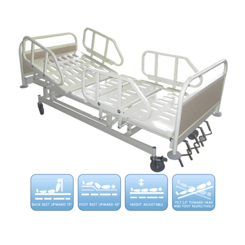 Five Functions Hospital Bed With 4 Cranks