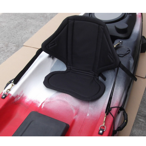 Common backrest for non-inflatable kayaks