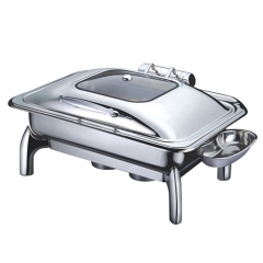 8 Qt. Stainless Steel Rectangular Induction Chafer...