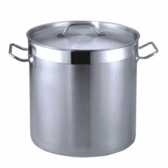 115 Liters Heavy-Duty Stainless Steel Stock Pot wi...