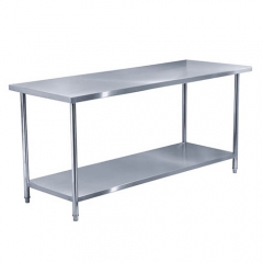 2.0m Length Stainless Steel Commercial Work Table ...