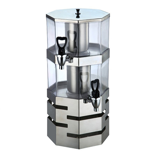 Double Layer Cold Beverage / Juice Dispenser