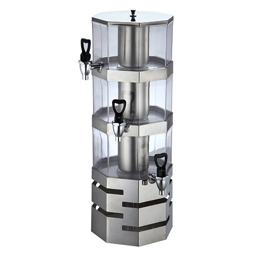 Triple Layer Cold Beverage / Juice Dispenser