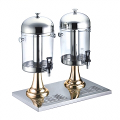 Gold Double Cold Beverage / Juice Dispenser