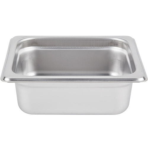 1/6 Size Stainless Steel Steam Table / Hotel Pan - 2