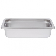 1/4 Size Stainless Steel Steam Table / Hotel Pan - 2