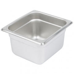 1/6 Size Stainless Steel Steam Table / Hotel Pan - 4