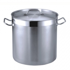 198 Liters Heavy-Duty Stainless Steel Stock Pot wi...