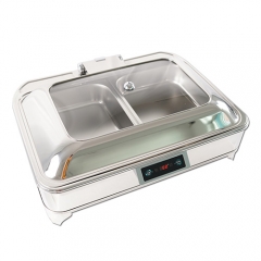 Inductive Rectangle Stainless Steel Chafing Dish
