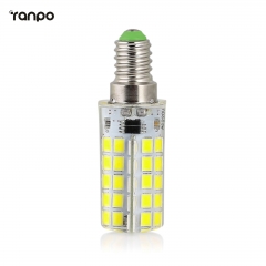Dimmable LED Corn Bulb E27 E12 E17 G4 E14 G9 GY6.3 Silicone Crystal Light Lamp