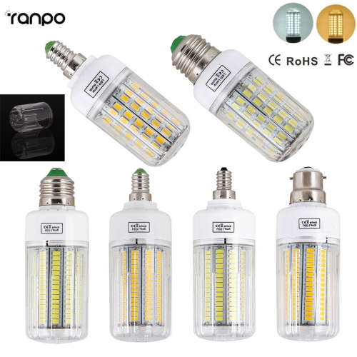 E27 E14 E12 B22 Led Light Bulb 5730 SMD Chip Corn Lamp Incandescent 20-160W 110V 220V