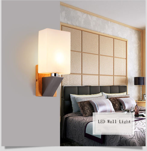 Modern LED Wall Light E14 Base Indoor Cube Sconce Lighting Decorate Lamp Fixture