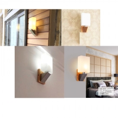 Modern LED Wall Light E14 Base Indoor Cube Sconce Lighting Decorate Lamp Fixture