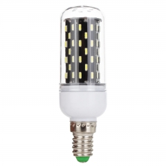 Dimmable E27 E14 E12 Smart IC LED Corn Light Bulb Lamp 4014 SMD 20W 45W AC 220V