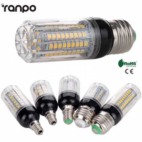 LED Corn Bulb E26 E12 E27 E14 5W To 15W 2835 SMD Light Lamp 110V 220V Bright