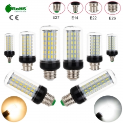 E14 E26 E27 B22 LED Corn Bulb Light 40W 7030 SMD Lamp AC110-265V Cool Warm White