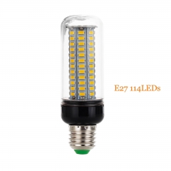 E27 E14 E26 B22 LED Corn Bulb Lamp Light 5730 SMD 114LEDs 30W Bright 110V 220V