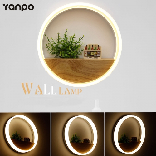 Led Wall Lamp LED Sconce Light Acrylic Modern Home Decoration warm Lamps 85-265V