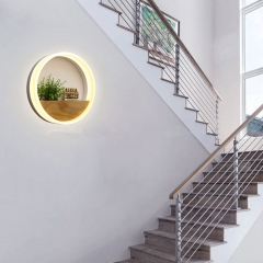 Led Wall Lamp LED Sconce Light Acrylic Modern Home Decoration warm Lamps 85-265V