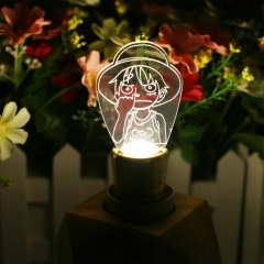 Dimmable 3D LED Night Light Crystal Candle Bulb E27 E14 B22 Desk Lamp Xmas Gift