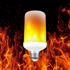 Ranpo LED Flame Effect Simulated Nature Fire Light Corn Bulbs E27 7W Decoration Lamp