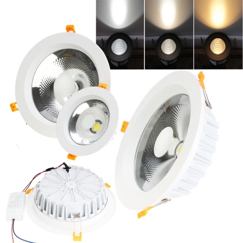 RANPO 3W - 30W LED Recessed Ceiling Lights Flat Panel Downlight Ultra Slim Bulbs Lamps