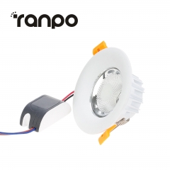 RANPO LED Recessed Ceiling Downlights Spotlights 3W 5W 10W 12W 18W 24W COB Bulbs lamps