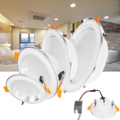 RANPO LED Recessed Ceiling Light Fixture Downlight Bulb 3W 7W 12W 15W Lamps AC 85-265V