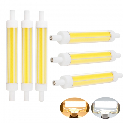 RANPO Dimmable R7S COB Ceramic Bulb Light 15W J118 Replace Halogen Floodlight Lamp 220V