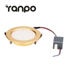 RANPO LED Ceiling Lights Matte Light Guide Plate 3W 5W 7W 9W 12W Recessed Downlight