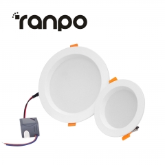 RANPO LED Round Downlight 5W 7W 9W 12W 18W 30W Recessed Lamp With LED Driver 220V