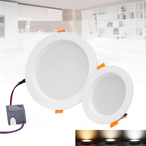 RANPO LED Round Downlight 5W 7W 9W 12W 18W 30W Recessed Lamp With LED Driver 220V