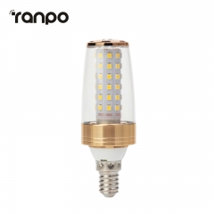 RANPO E27 Chandelier 2835 SMD E27 LED Corn Candle Lights Bulb 12W 220V Warm Lamps