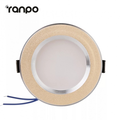 Ranpo LED Ceiling Downlight 5W Cool Neutral Warm White 110V 220V 50W Equivalent Lamp