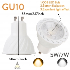 Ranpo GU10 LED Spotlights COB Bulb GU5.3 5W 7W Spot Light Replace 45W 60W Halogen Lamp