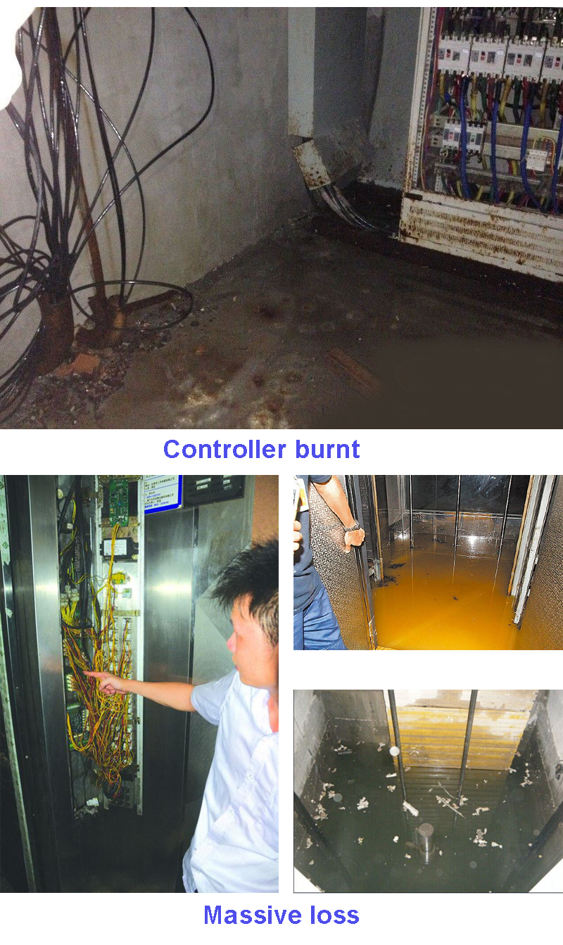 Elevator Water Leakage Detect System Leakage Alarm Valve Closer System