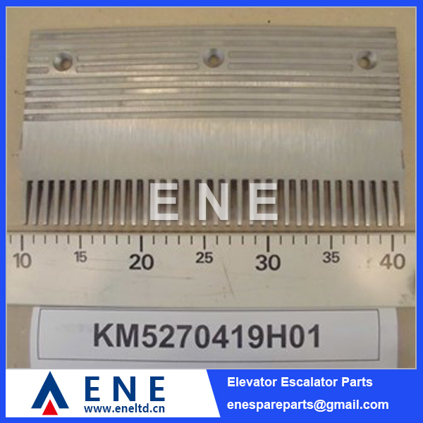 KM5270419H01 KM5270418H01 KM5270417H01 KM5270416H01 KONE Escalator Comb Plate Escalator Parts