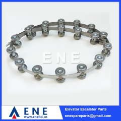 Escalator Handrail Newel Chain Roller Group Chain Spare Parts