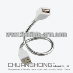 USB Connector with Gooseneck