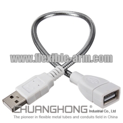 USB Connector with Gooseneck