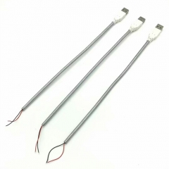 Flexibles Schwanenhalsrohr aus Metall für USB-Licht
