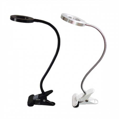 Clip Led sur lampe de lecture avec col de cygne