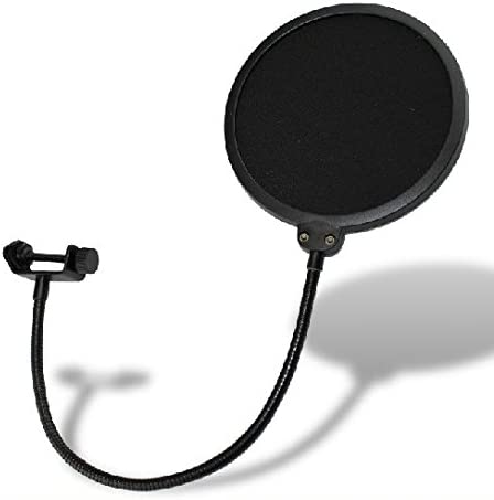 Studio Wind Screen Pop Filter Mask Shield-Studio Pop Filter/360 градусный гибкий фильтр для поп-фонов Gooseneck Holder