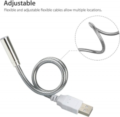 Lampe à LED USB Flexible Light Lights for Notebook Laptop PC fixed Eye Protection Flexible Flexible Light