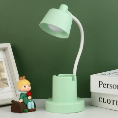 Lampe LED chevet porte-stylo