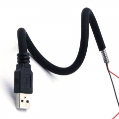 Type-c USB gooseneck cable