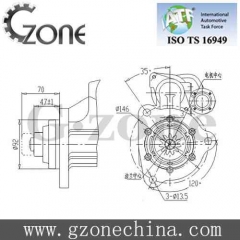 Daewoo Starter Replacement for Daewoo 370 and Daewoo 400