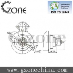 Komatsu Starter Replacement for Komatsu S6D102