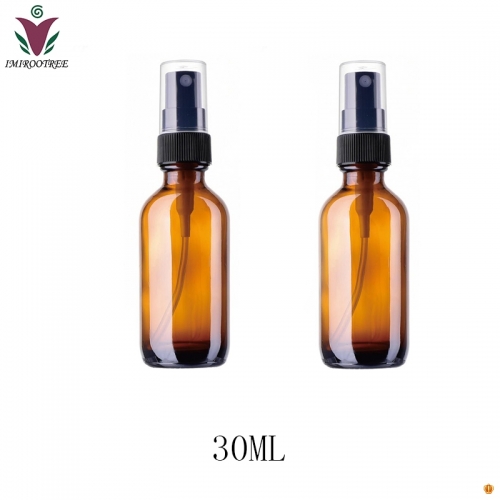 30ML Amber Glass Spray Bottle Essential Oil Mist Spray Container
