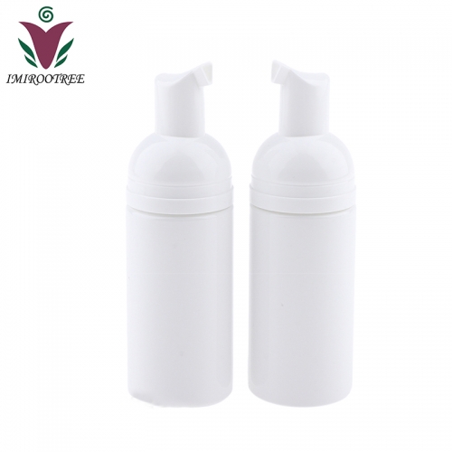 Free shipping 50pcs/lot 30ml HDPE white Foam Pump Bottle, plastic empty foaming bottle for cosmetic packaging